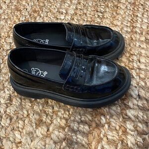 Black Patent Leather Loafers
